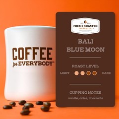 Fresh Roasted Coffee, Organic Bali Blue Moon 32 Ounce (Pack of 1), Coffee