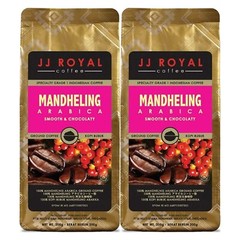 JJ Royal Coffee Indonesia Coffee Mandheling Arabica 200g Pack of 2