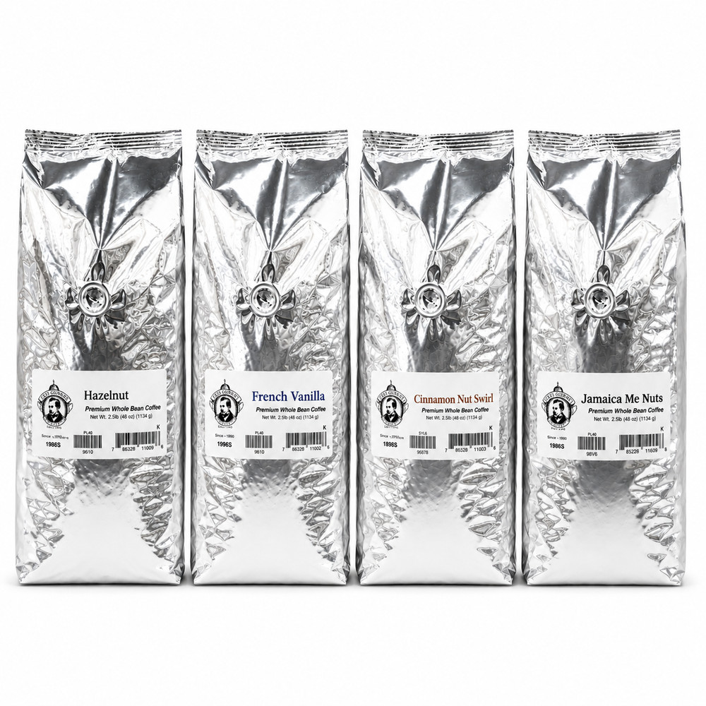 Pear’s Best Seller Flavor Whole Bean Coffee Bundle | 2.5 lb | Brenmar