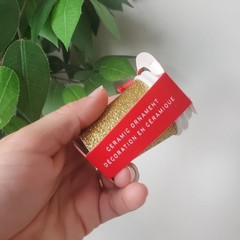 💛NEW💛 Starbucks Gold Glitter Mini Cup Keychain 2018 Edition Christmas Holiday