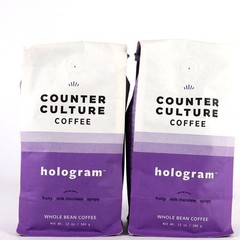 Counter Culture Coffee Hologram Whole Bean 12 oz Best By Date: 7/2026 (2 Bags)