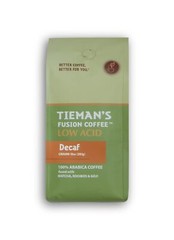 Tieman’s Fusion Decaf Coffee Whole Bean 10oz Antioxidant Infused Low Acid