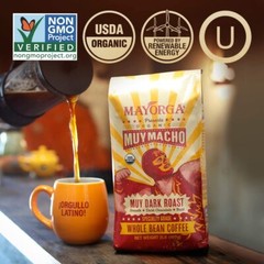 Mayorga Intense Dark Roast Coffee 5 lb – Muy Macho Blend 100% Arabica