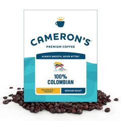 Roasted Whole Bean Coffee, 100% Colombian, 4 Pound