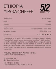Ethiopia Yirgacheffe Light Roast Whole Bean – Single Origin Specialty Coffee …