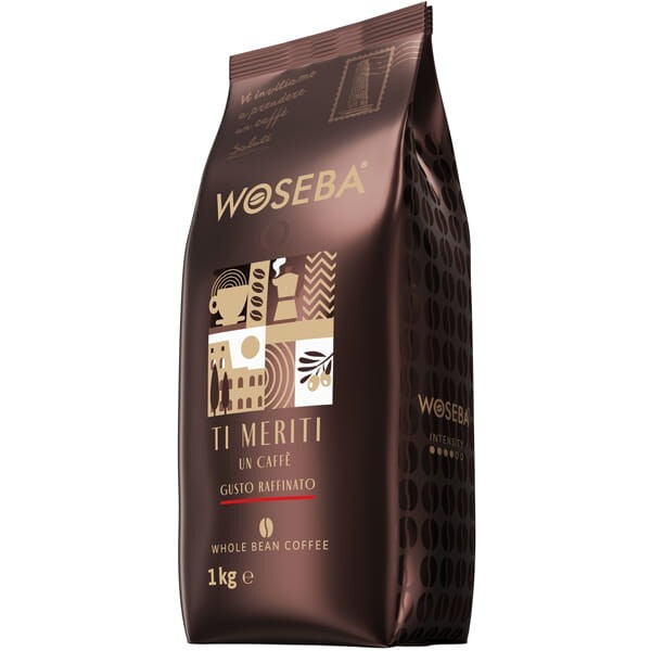 WOSEBA Ti Meriti Gusto Raffinato Coffee Beans 1000g / 1kg / 35.3oz