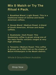 The Ritual Reserve Coffee | 4 Pack x 12oz= 3 Pounds