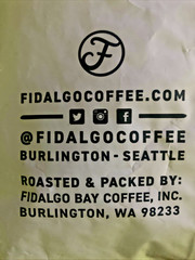 2 pounds of Fidalgo Organic Decaf Whole Bean Coffee