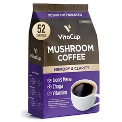 Mushroom Coffee Grounds Infused with Vitamins and Minerals