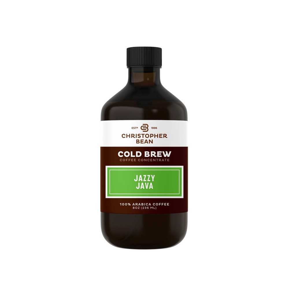 Christopher Bean Jazzy Java Cold Brew Coffee Concentrate – Sweet & Rich Bottle