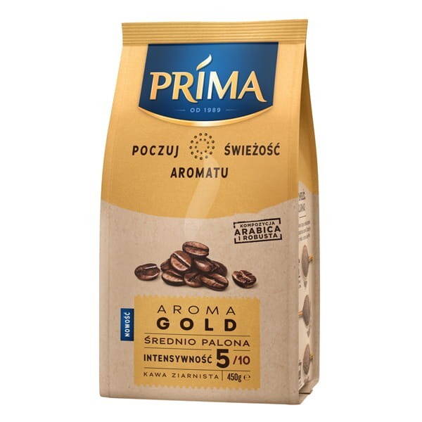 JDE Prima Aroma Gold Coffee Beans Bag 450g / 15.9oz