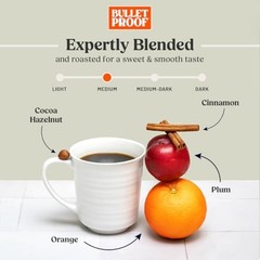 Bulletproof Medium Roast Decaf Whole Bean Coffee 12oz