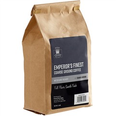 Crown Beverages Emperor’s Finest Coarse Ground Coffee 2 lb. – 5/Pieces