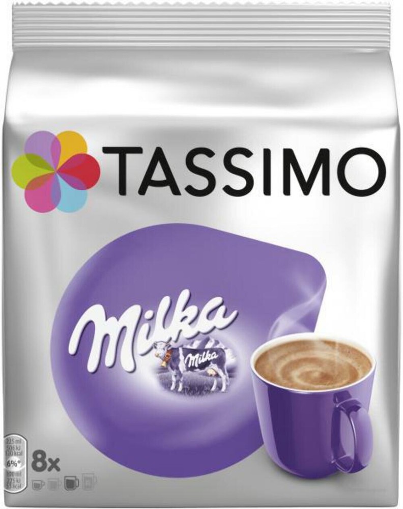Tassimo Capsules Milka, 8 Cocoa Capsules | 8,4 Ounce Total /240 Gr