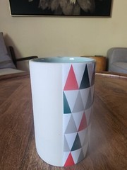 RARE 2017 Starbucks Holiday Christmas Tree Triangle Coffee Cup Tea Mug 12oz