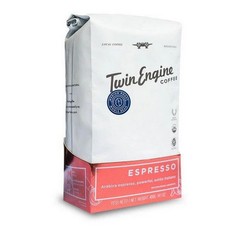 Organic Espresso Whole Bean Coffee Pack 14 Oz By Twin Engine Coffee