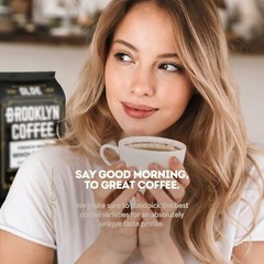 Olde Brooklyn Coffee French Roast Whole Bean Coffee 80 Ounce Freshly Roasted