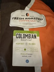100% Colombian Natural Decaf Medium Roast Kosher Whole Bean Coffee 5 lb Bag Box