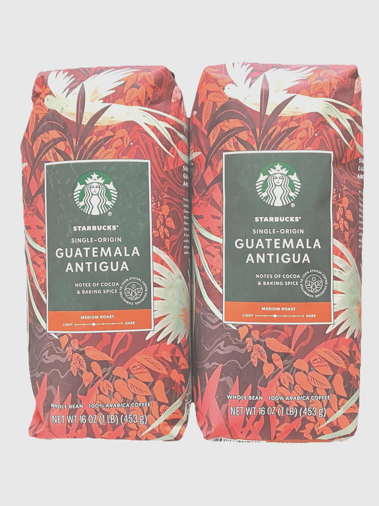 2LB Starbucks Guatemala Antigua Single Origin Whole Bean Coffee.