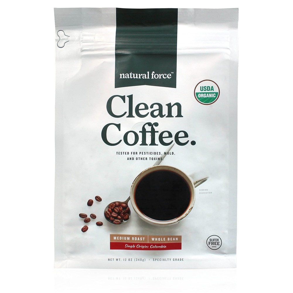 Organic Clean Coffee Classic, Mold & Mycotoxin Free, Low Acidity, 12 oz