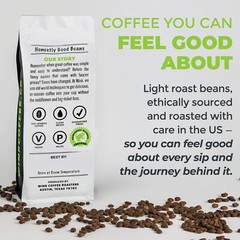 Wink Blonde Roast Whole Bean Coffee Large 2.2 Pound Bag 100% Arabica Coffee Bean
