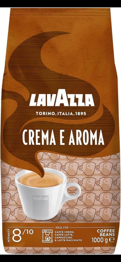 LAVAZZA CREMA E AROMA COFFEE BEANS ESPRESSO, 1 KG
