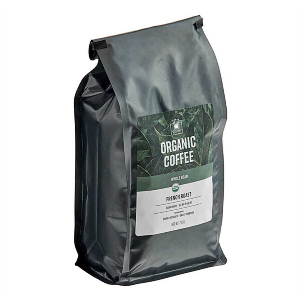 Crown Beverages Organic French Roast Whole Bean Coffee 2 lb. WS-999COFRNCWB