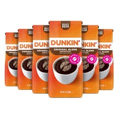 Medium Roast Whole Bean Coffee – Original Blend, 12oz (Pack of 6) – Fresh & Flav