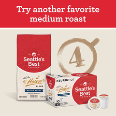 Portside Blend Medium Roast Whole Bean Coffee | 12 Ounce Bags (Pack of 6)
