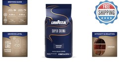 Rich Super Crema Whole Bean Coffee, 2.2 lb – Perfect for Espresso Preparation