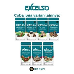 EXCELSO Indonesia Coffee Robusta Gold 200g Pack of 4 Whole Beans or Ground