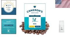 Cameron’s 4lb Whole Bean Coffee – Handcrafted Brazil Blend for Coffee Lovers