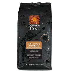 Medium Roast Whole Bean Coffee, Hazelnut & Cream Blend, 5 Lb