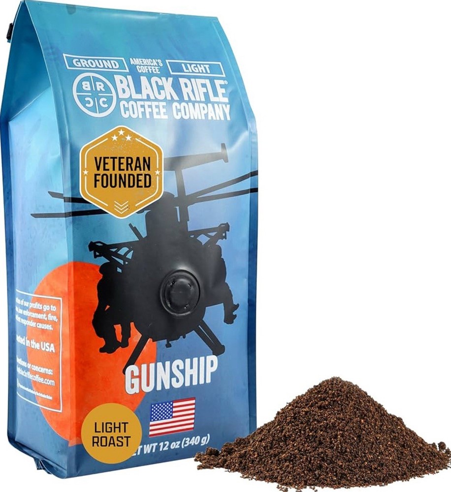 Black Rifle Coffee Company Gunship Roast 12Oz Light Roast Coffee. New & Sealed