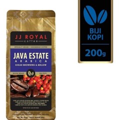 JJ Royal Coffee Indonesia Coffee Java Estate 200g Whole Beans or Ground Coffee