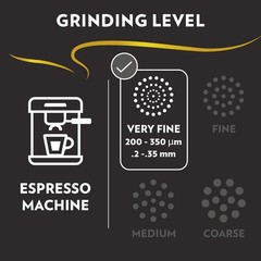 Espresso Whole Bean Coffee, Medium Roast, 100% Arabica, 2.2 lb Bag Pack of 1