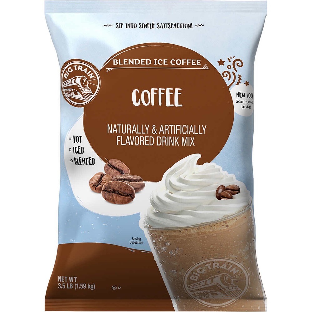 Big Train Blended Ice Coffee Drink Mix, Coffee, 3.5 lbs