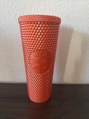 Starbucks Limited Edition Studded Orange 24oz Tumbler