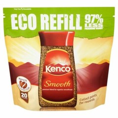 Kenco Smooth Roast Eco Refill Freeze Dried Instant Coffee – 150g