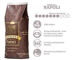 Small Batch Artisan Roasted Miscela Napoli Espresso Coffee Beans 2 LBS