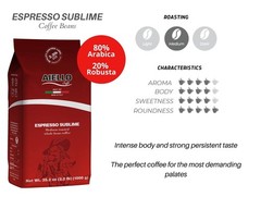Aiello Caffe Italian Espresso Coffee Beans 2.2 LB Bag, 35.2 Ounce (Pack of 1)