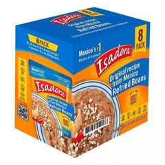 Isadora Refried Original Beans Pouch, 15.2 Ounce (Pack of 8)