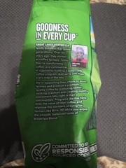 Green Mountain Coffee Roasters Breakfast Blend Whole Bean Coffee Bagged 180z