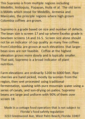 Roasted on Demand Coffee: Colombia Supremo