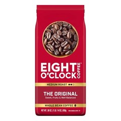 Eight O’Clock Coffee the Original Whole Bean Coffee, Medium Roast, 30oz