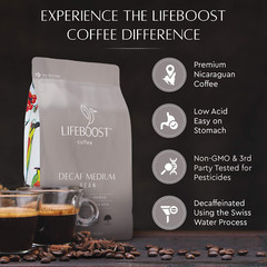 Coffee Medium Decaf Coffee Beans – Swiss Water Decaf Coffee – Low Acid Organi…