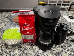 Tim Hortons Whole Bean Original Blend Medium Roast Coffee, Arabica Beans-12 Oz