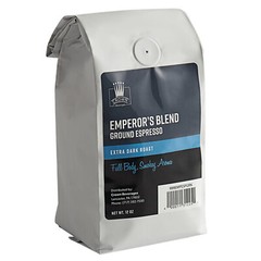 Crown Beverages Emperor’s Blend Ground Espresso 12 oz. -6/Pieces WS-110EMPESPGRN