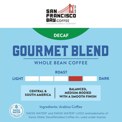 Coffee – Decaf Medium-Dark Roast Whole Bean Coffee – Decaf Gourmet Blend (2 Lb B