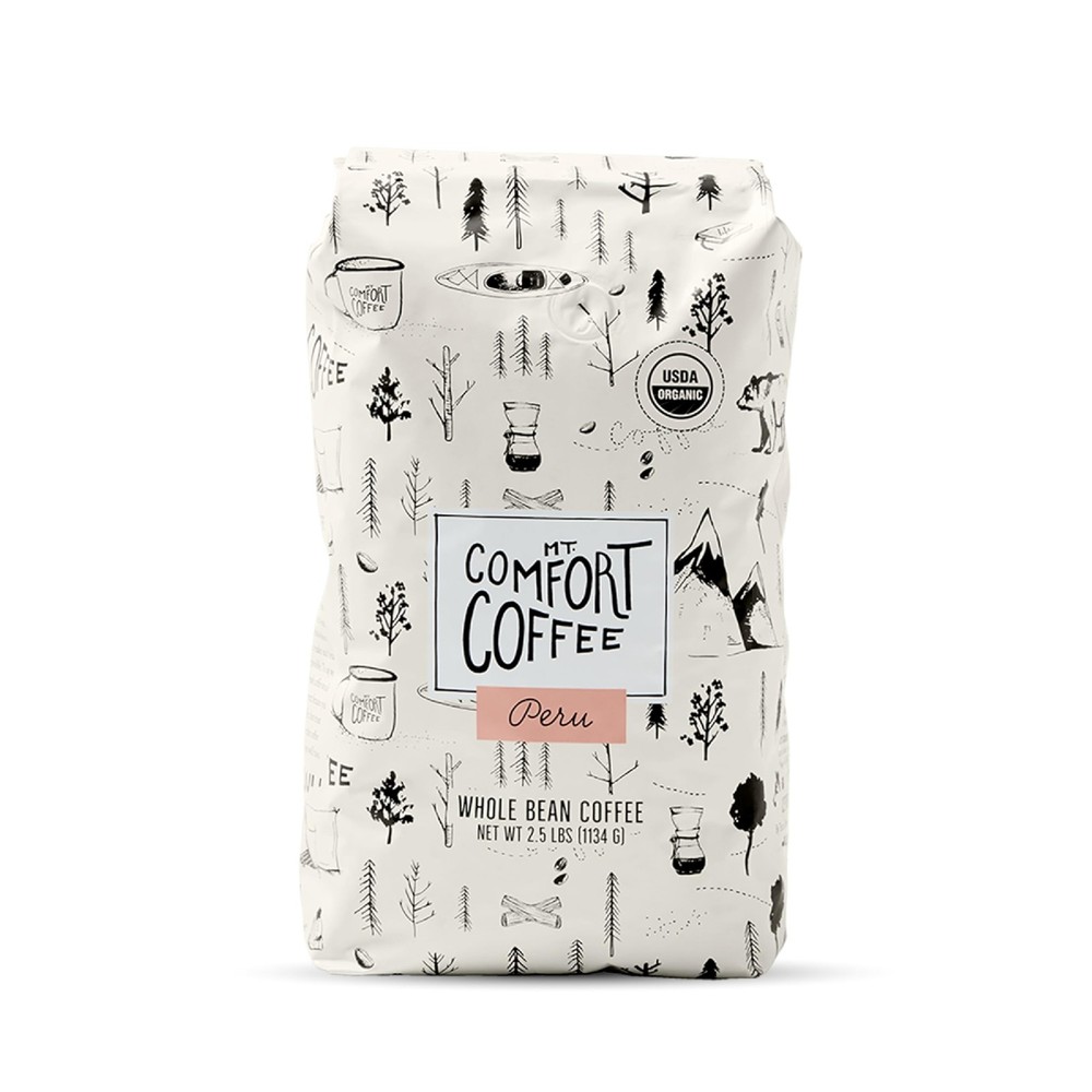 Organic Peru Medium Roast, 2.5 Pounds – Flavor Notes of Nutty, Chocolate, & C…